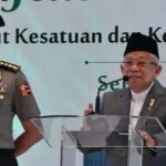 Wakil Presiden (Wapres) K.H. Ma’ruf Amin saat menghadiri acara peringatan Milad Ke-47 MUI di Hotel Sultan Jakarta,