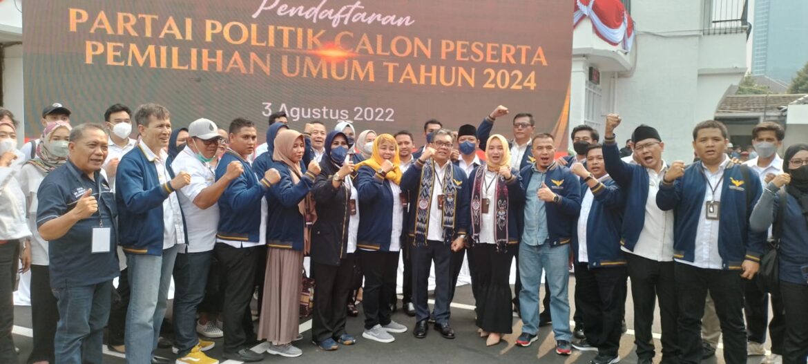 Partai Garuda Mendaftarkan ke KPU, Ahmad Ridha Targetkan Partai Lolos Ke Senayan