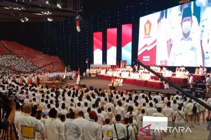 Ketua Umum Partai Gerindra Prabowo Subianto resmi membuka Rapat Pimpinan Nasional (Rapimnas)