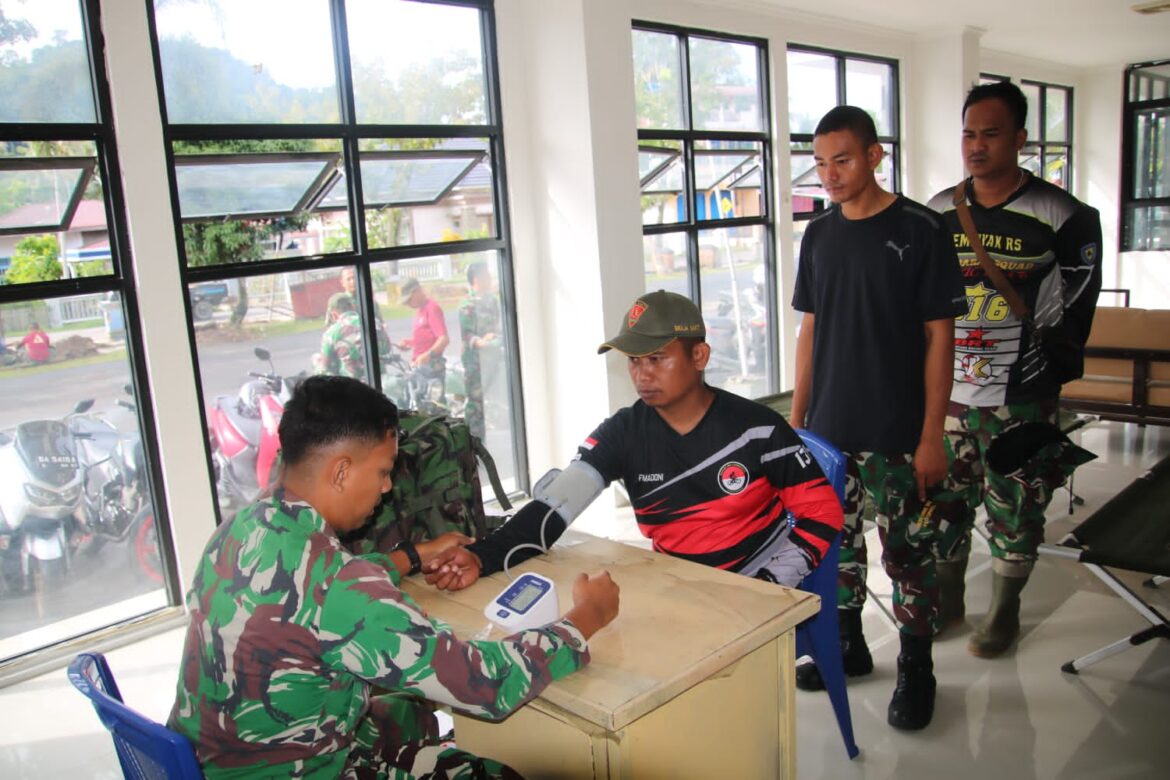 Untuk mendukung suksesnya pelaksanaan TNI Manunggal Membangun Desa (TMMD) Reguler ke-115 Kodim 0311/Pessel