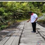 Jembatan Lae luhung Delleng Simpson kabupaten humbanghas Sumatra Utara.