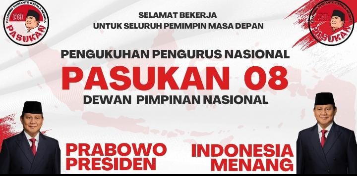 PASUKAN 08 akan membuktikan bahwa PEMILU INI MILIK RAKYAT, RAKYAT YANG AKAN MEMILIH PRESIDEN NYA.