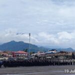 Istri wapres ma, Ruf amin kunjungan ke Sumbar di kawal 1000 pasukan dalam penganan dari gangguan kantipmas.