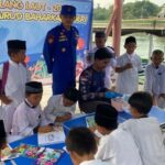 KEGIATAN PERPUSTAKAAN DAN KLINIK TERAPUNG DITPOLAIR KORPOLAIRUD BAHARKAM POLRI DISERBU MASYARAKAT.