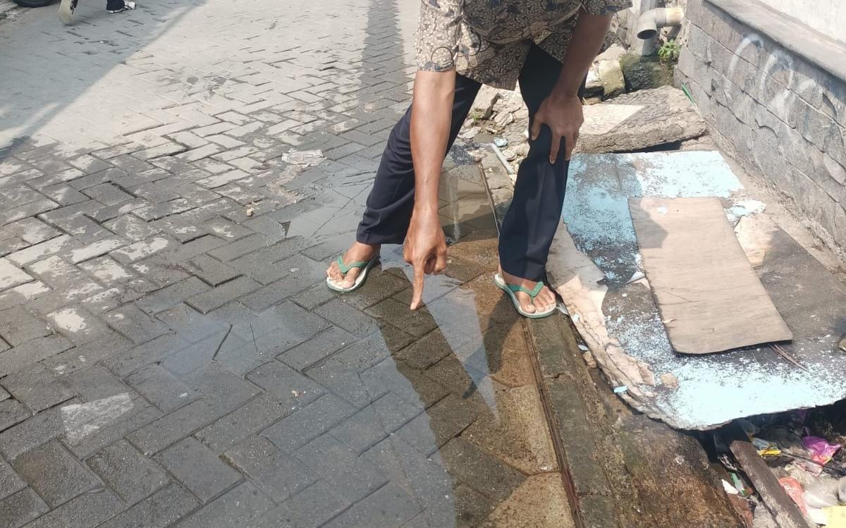 PIPA PDAM BOCOR di jalan Taruna Raya BABAKAN UJUNG KOTA TANGERANG.