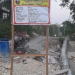 Pembangunan talud di dusun Sentul desa Gembol dimaksudkan untuk menjaga bahu jalan agar tidak terjadi longsor atau erosi.