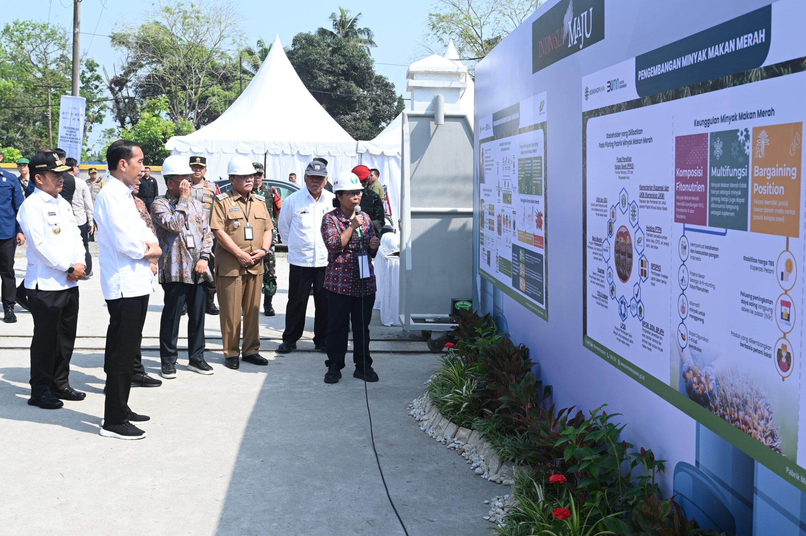 Jadi harga TBS tidak naik dan turun, karena di sini semuanya diolah menjadi barang jadi yaitu menjadi minyak makan.