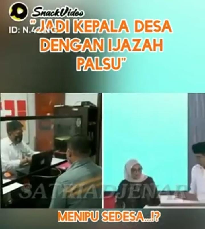Ramai sekali di group whatsapp bahwa kades di tamgkap polisi