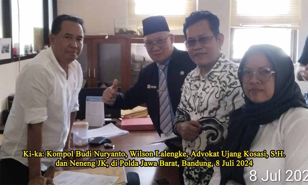 Kanit Polda Jawa Barat, surat LP di arsipkan sudah 3 tahun, kasihan pelapor buntuh otaknya panggil PPWI Jakarta selesaikan.