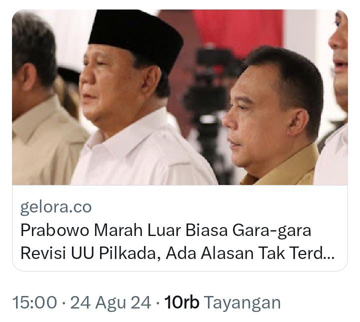 Diduga mengusulkan ini perubahan umur calon Pilkada Jokowi dan familynya.