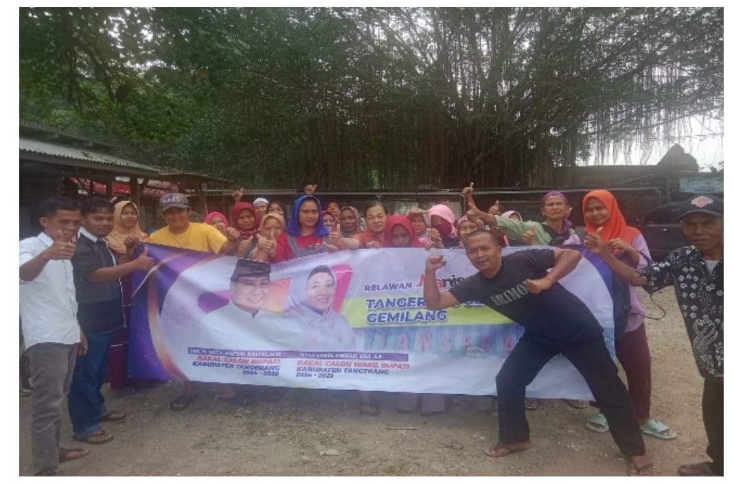 INTAN CALON WAKIL BUPATI TANGERANG REBUT HATI PEMILIH DARI PARTAI GOLKAR GOLKAR KABUPATEN OLENG,   CALON BUPATI TANGERANG MADROMLI DI TINGGALKAN KADERNYA.