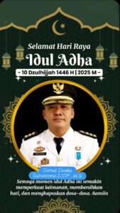 CAMAT CISOKA DAN JAJARANNYA MENGUCAPAKAN SELAMAT HARI RAYA IDUL ADHA 1446H