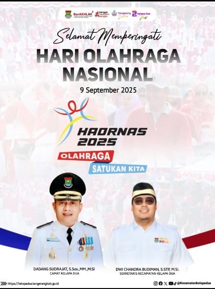 BUPATI KABUPATEN MEMPERINGATIHAORNAS MOMENTUM MENGINGAT MASYARAKAT PENTINGNY MENJAGA KESEHATAN MELALUI OLAHRAGA