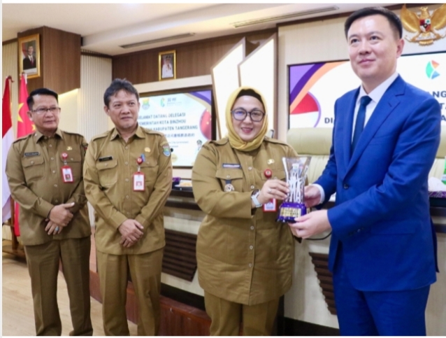 Wakil Bupati Intan Terima Kunjungan Delegasi Kota Binzhou, Tiongkok