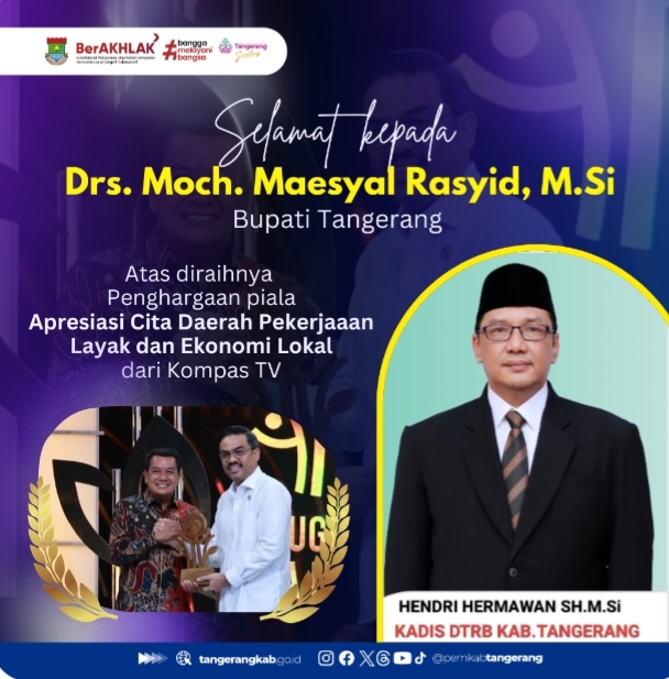 Bupati Tangerang Tinjau Pembangunan Pompa Air di Bencongan Kelapa Dua