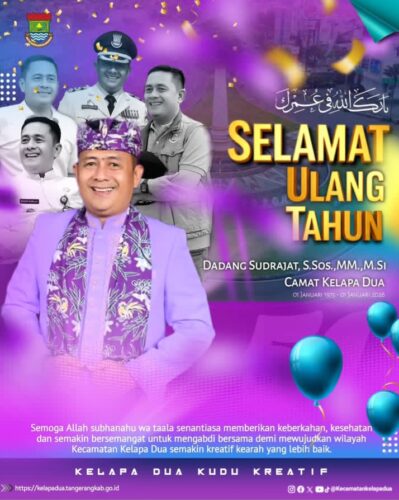 PIMPINAN REDAKSI POSTJKT.COM MENGUCAPKAN SELAMAT HUT